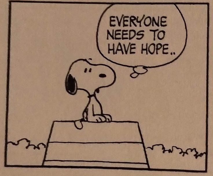 A black and white Peanuts comic strip panel featuring Snoopy sitting on top of his doghouse. He is looking slightly downward with a contemplative or melancholy expression. A speech bubble above him contains text.